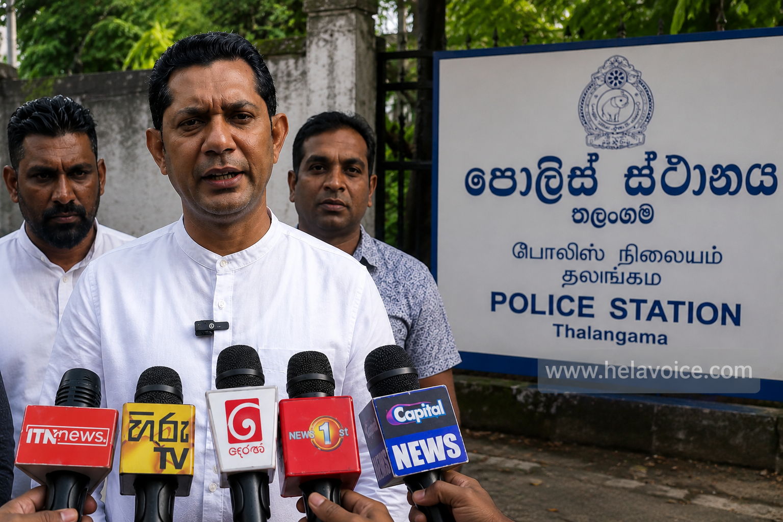 “අසූචි ප්රහාරය” ගැන කියන්න සුගීෂ්වර ඇතුළු පිරිස පොලීසියට කැඳවයි