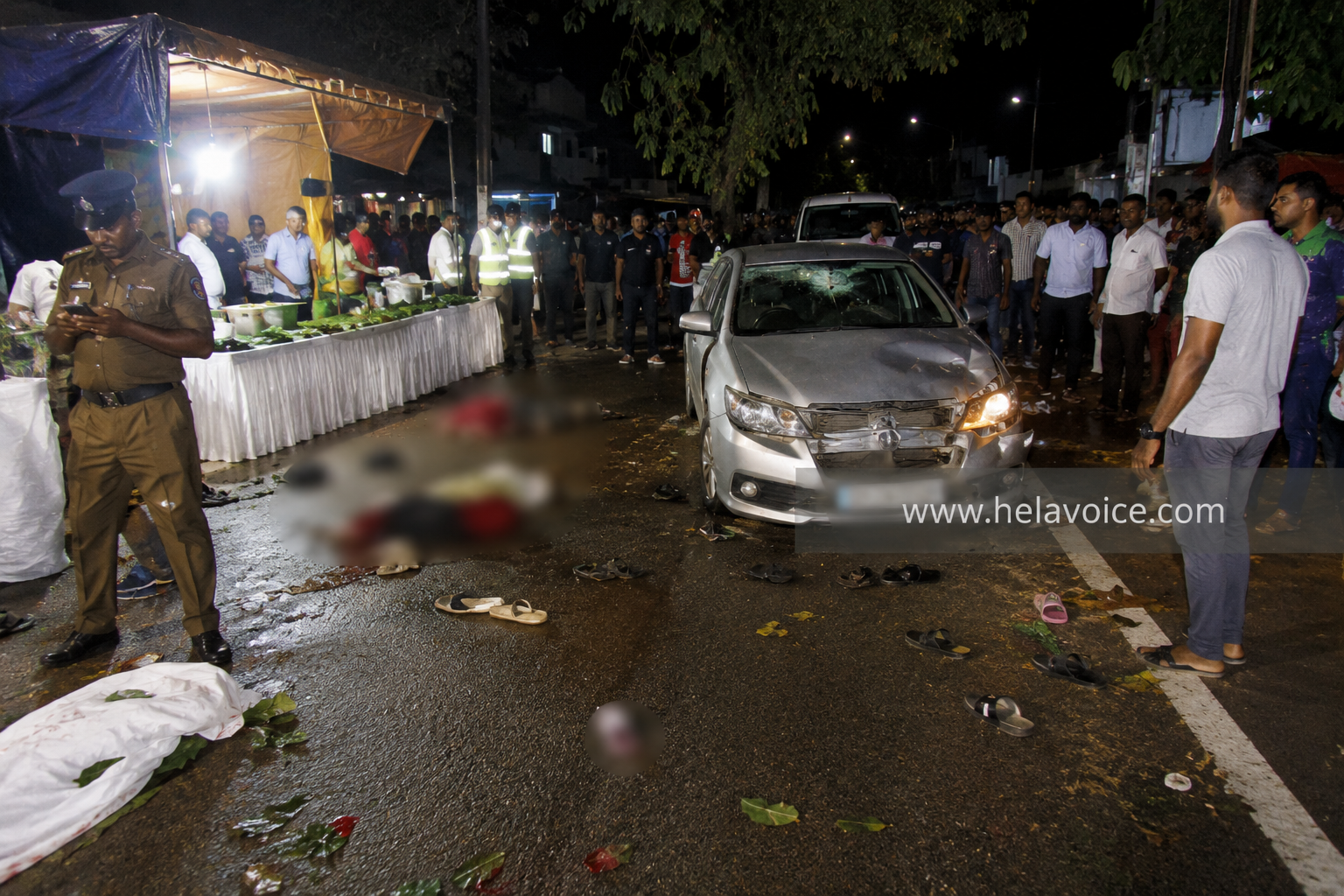 මීගොඩ දන්සලක් අසල සිදු වූ අනතුරකින් 06 දෙනෙකු මරුට