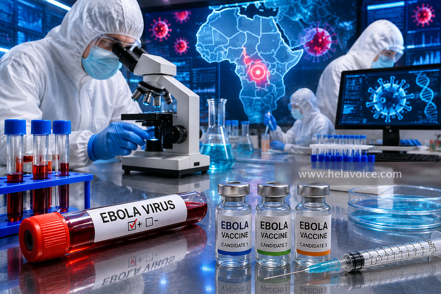 Three Ebola Vaccines Under Development as Outbreak Raises Global Concern