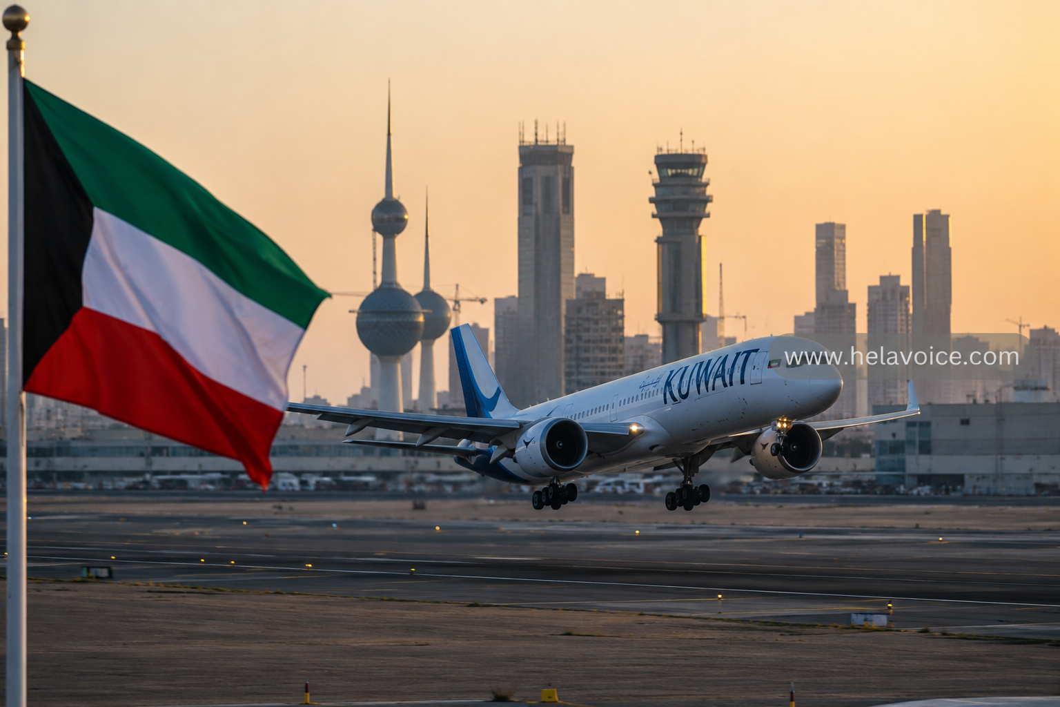 Kuwait Reopens Airspace After Temporary Closure Following Iranian Attacks