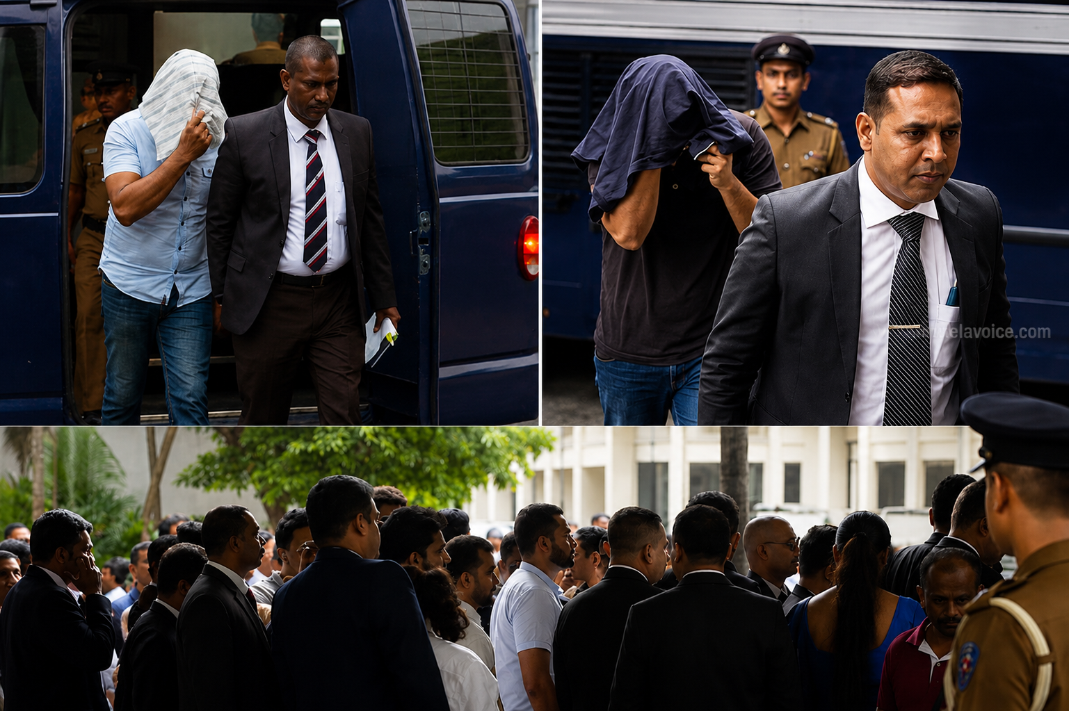 Three Suspects, Including Rakitha Rajapaksa and Charith Abeysinghe, Remanded Until July 3