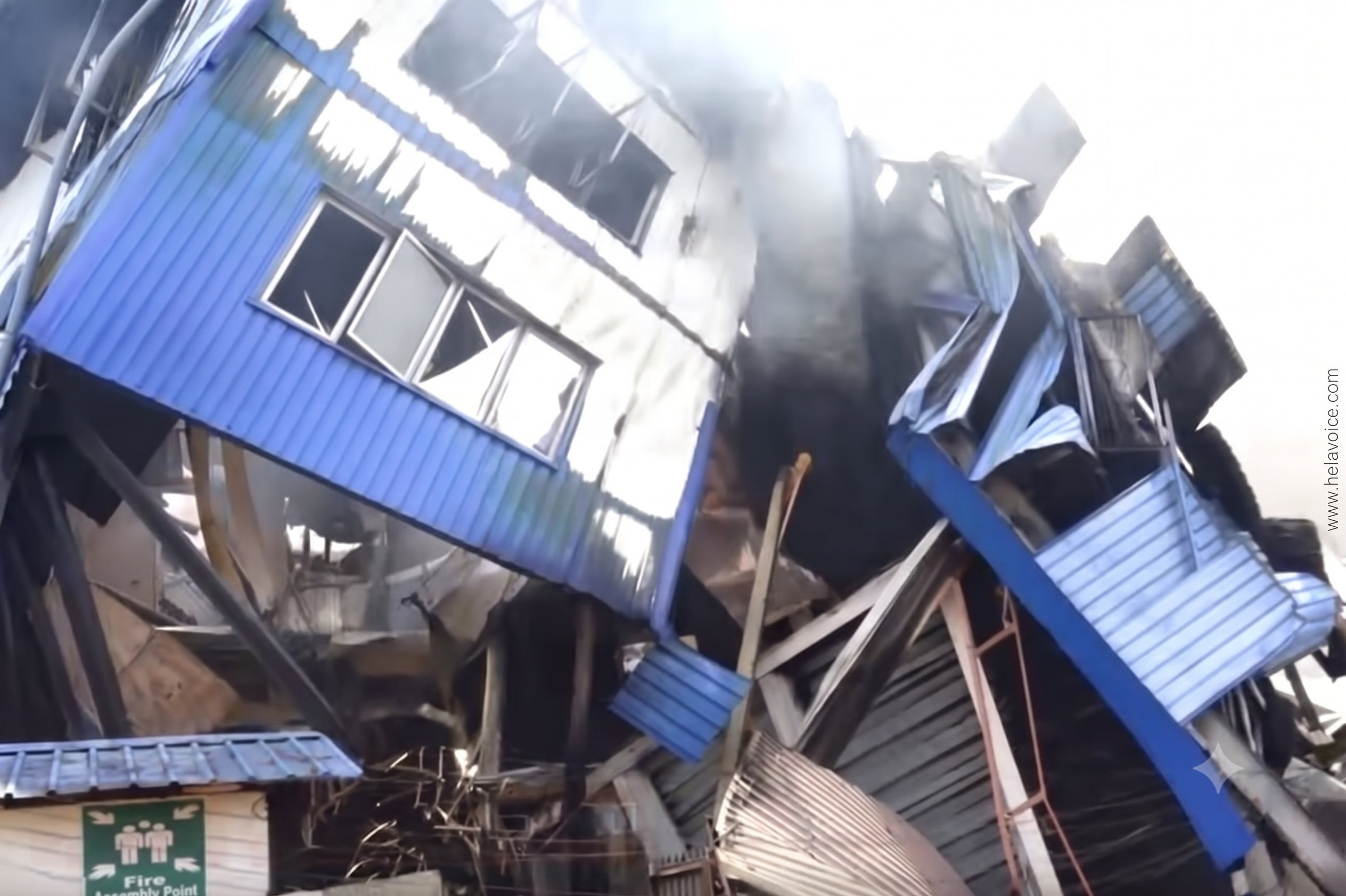 හෝමාගම කටුවාන කර්මාන්ත පුරයේ කර්මාන්ත ශාලා ගින්නකින් පස්දෙනෙකු මරුට