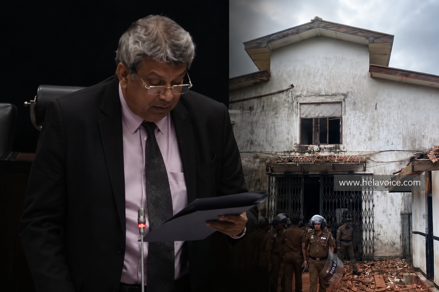 මහර බන්ධනාගාර ගින්න සංවිධානාත්මක කුමන්ත්‍රණයක් විය හැකි බවට සැක – අමාත්‍ය හර්ෂණ නානායක්කාර